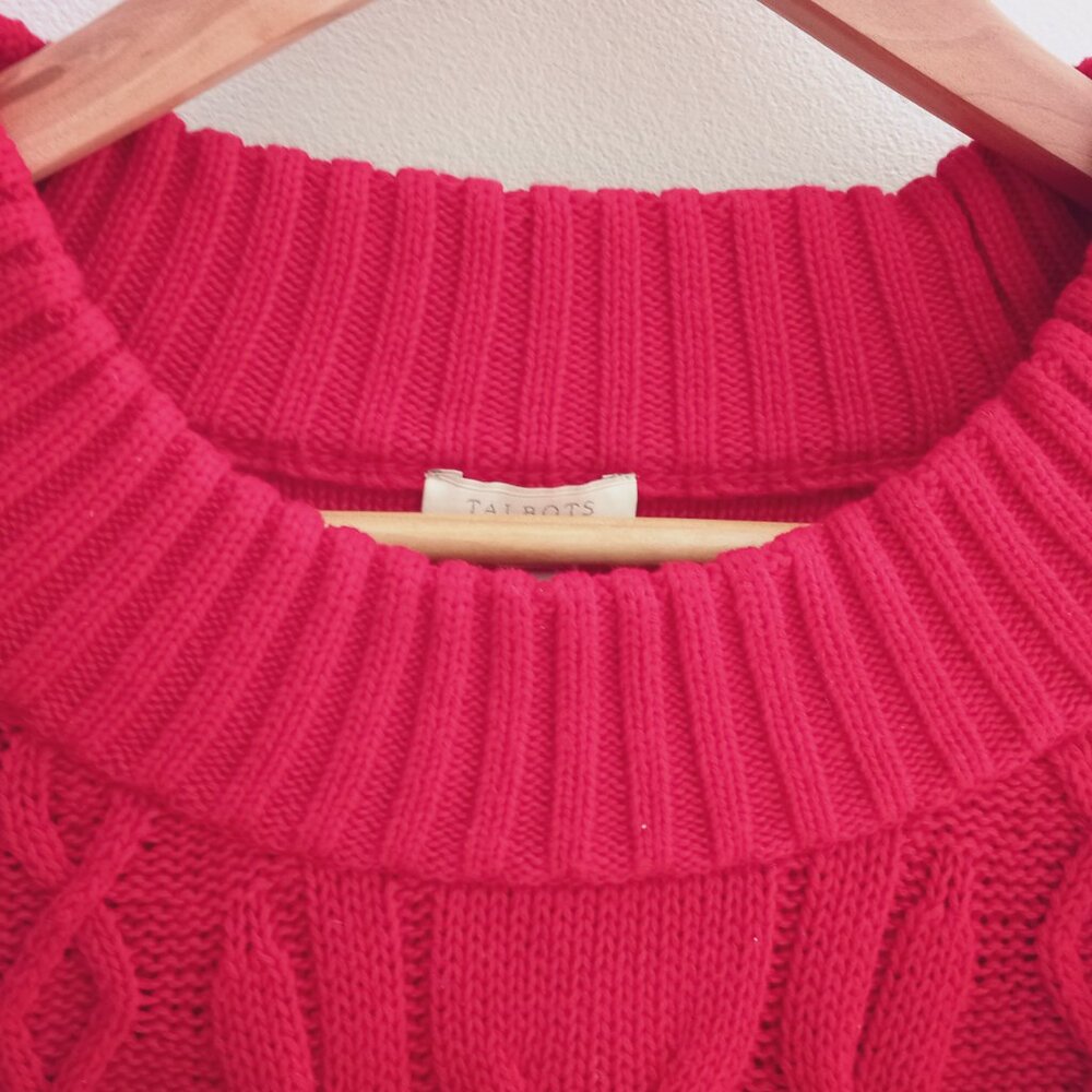 'Talbots' Outlet XL Cable Sweater NWT FINAL DAY 6/23/26 - Picture 4 of 13